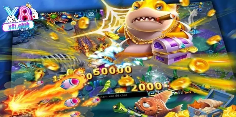cac loai ca va vu khi trong game ban ca tien Các loại cá và vũ khí trong game bắn cá tiên tại X8