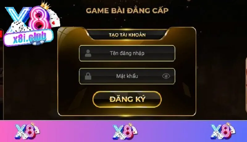 dang ky va dang nhap de tham gia trai nghiem Đăng ký và Đăng nhập để tham gia trải nghiệm X8